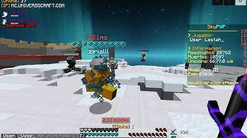 Hacker en Skypvp (UNIVERSOCRAFT)