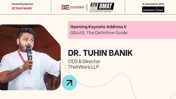 Keynote Address: QSAAS: The Definitive Guide. Sponsored By ThatWare LLP #quantum #seo @tuhinbanik