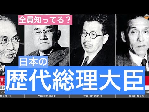 初代から第98代まで 日本の歴代内閣総理大臣 Prime Ministers of Japan - YouTube