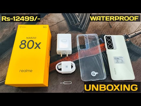 Realme Narzo 80x 5G First Look – 6000mAh Battery + 120Hz Display + Waterproof!