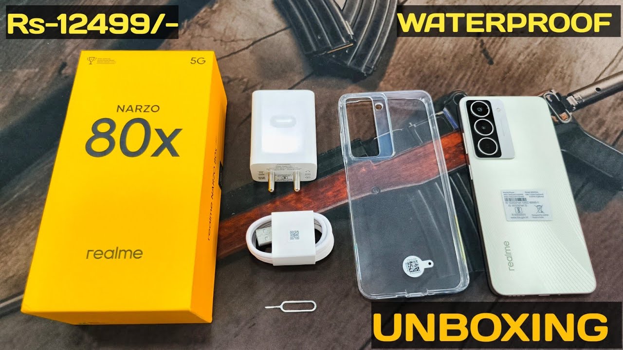 Realme Narzo 80x 5G First Look – 6000mAh Battery + 120Hz Display + Waterproof!