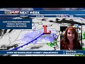 Snow forecast for January 19th, 2024