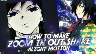 How To Make Zoom In Out Shake [Alight Motion] screenshot 5