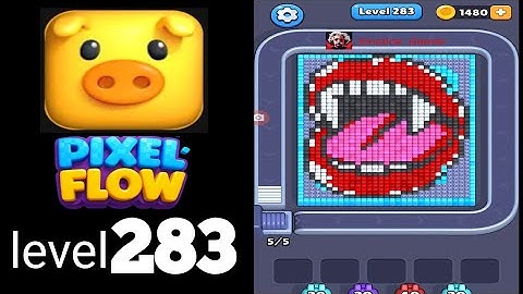 Pixelflow level 283 Guide Walkthrough Solution