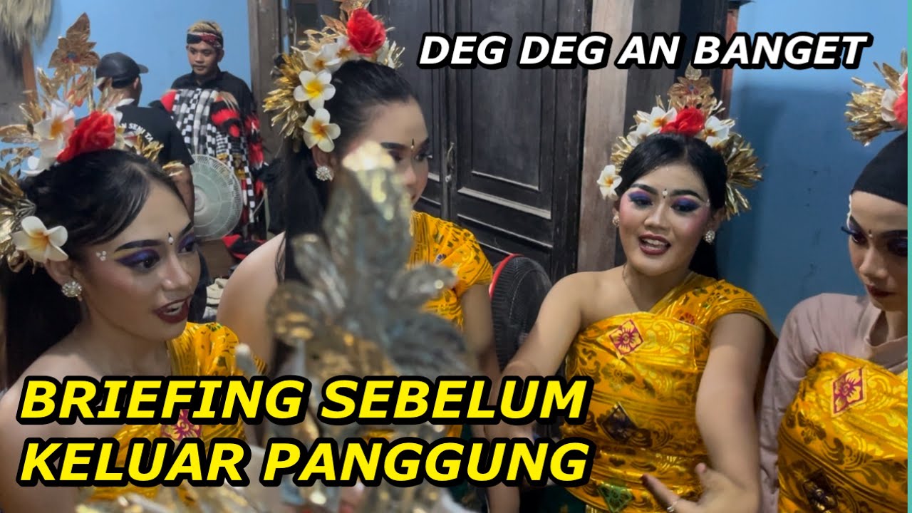 DAG DIG DUG SERRR. DETIK DETIK SEBELUM PENTAS
