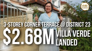 Singapore Landed Property Home Tour | 3-Storey Corner Terrace | Villa Verde @ District 23 by Emily