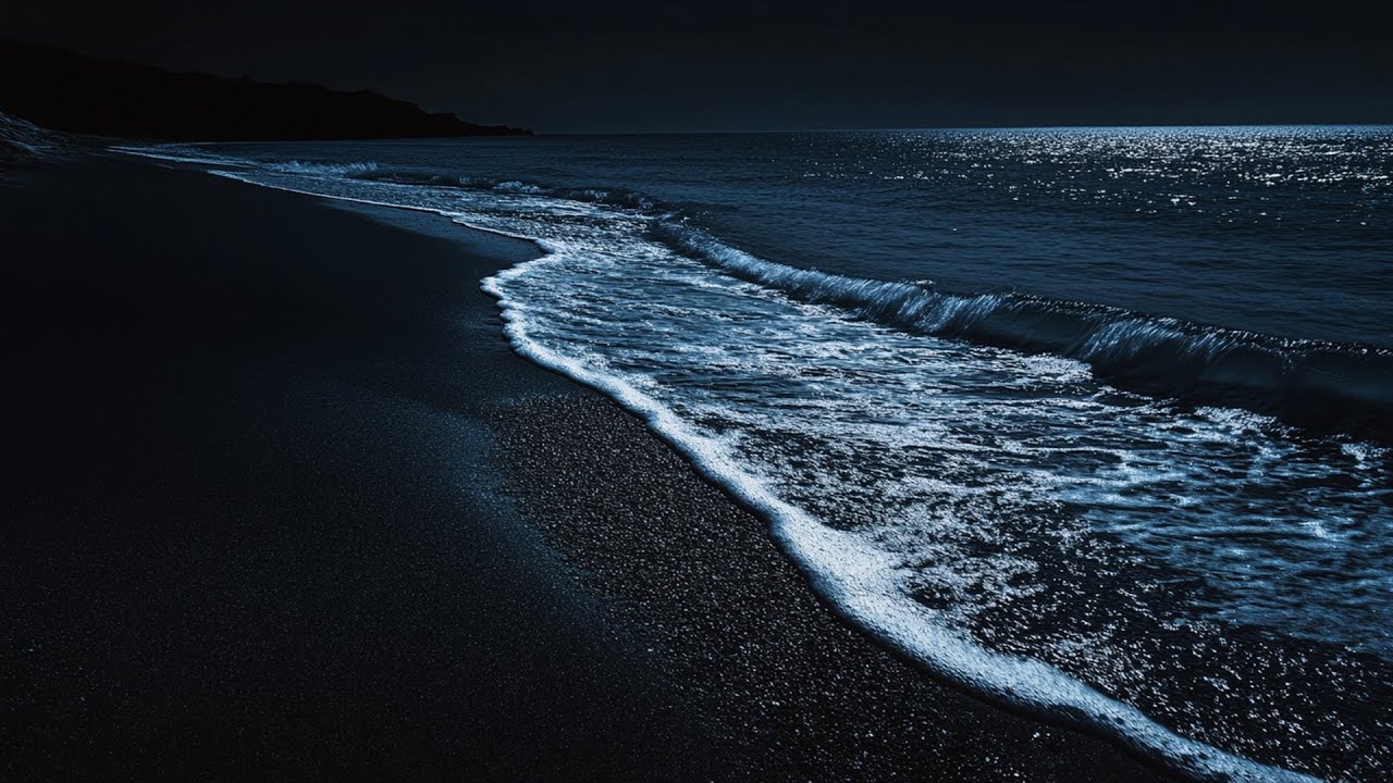 Sleep Better Than Ever in Just 3 Minutes | Ocean Waves on a Black Screen