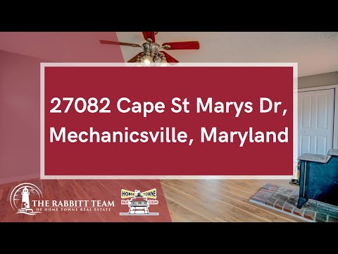 27082 Cape St Marys Dr, Mechanicsville, MD home video tour