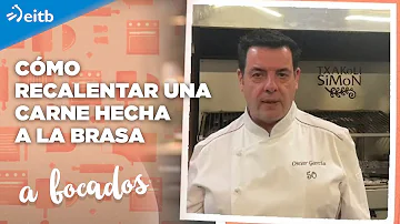 ¿Cómo se recalienta la carne roja?