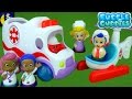 Bubble Guppies Clambulance Bus Rescue Copter Hospital Check Up Center Doctor Molly!