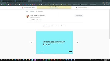 Dad Joke Chrome Extension