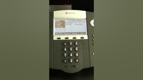 Polycom voicemail main