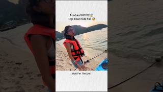 Avintika घबरा गई!😱 समुद्र Boat Ride Fail #souravjoshivlogs #shortsfeed #youtubeshorts