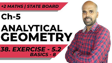 +2 | Exercise 5.2 | Basics 8 | Analytical Geometry | Class 12 | State Board | ram maths
