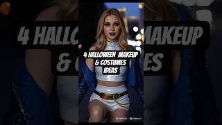 4 Halloween costume changes  #makeup #halloween #costume #witch