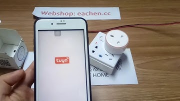 Eachen Smart Wifi RGB Plug Socket-Uk Using Tuya Smart Life App
