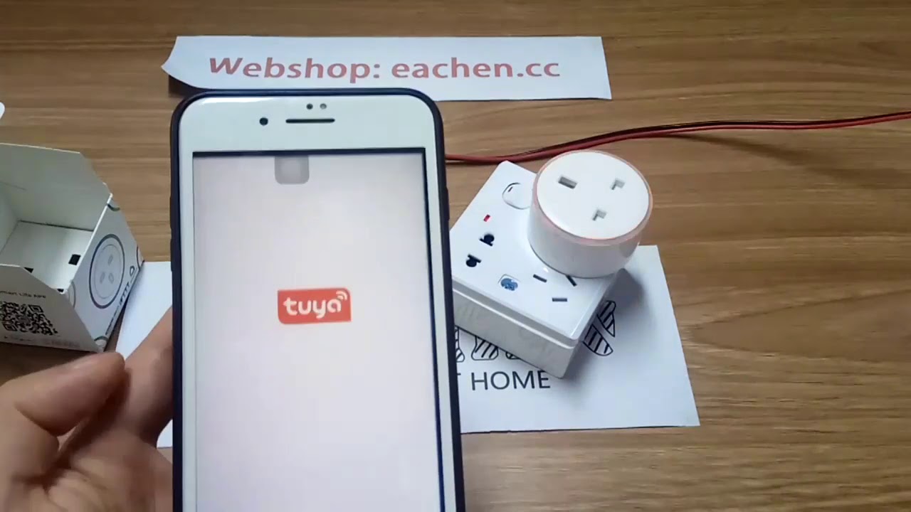 Eachen Smart Wifi RGB Plug Socket-Uk Using Tuya Smart Life ...