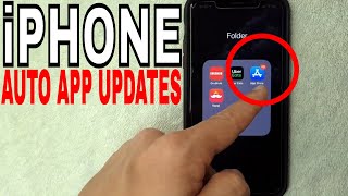 ✅  How To Turn On Automatic App Updates On iPhone 🔴