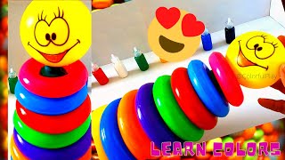 Learn Colors with Stacking Ring For kids| Kindergarten| Toddlers| Learn Colors | Stacking Colors