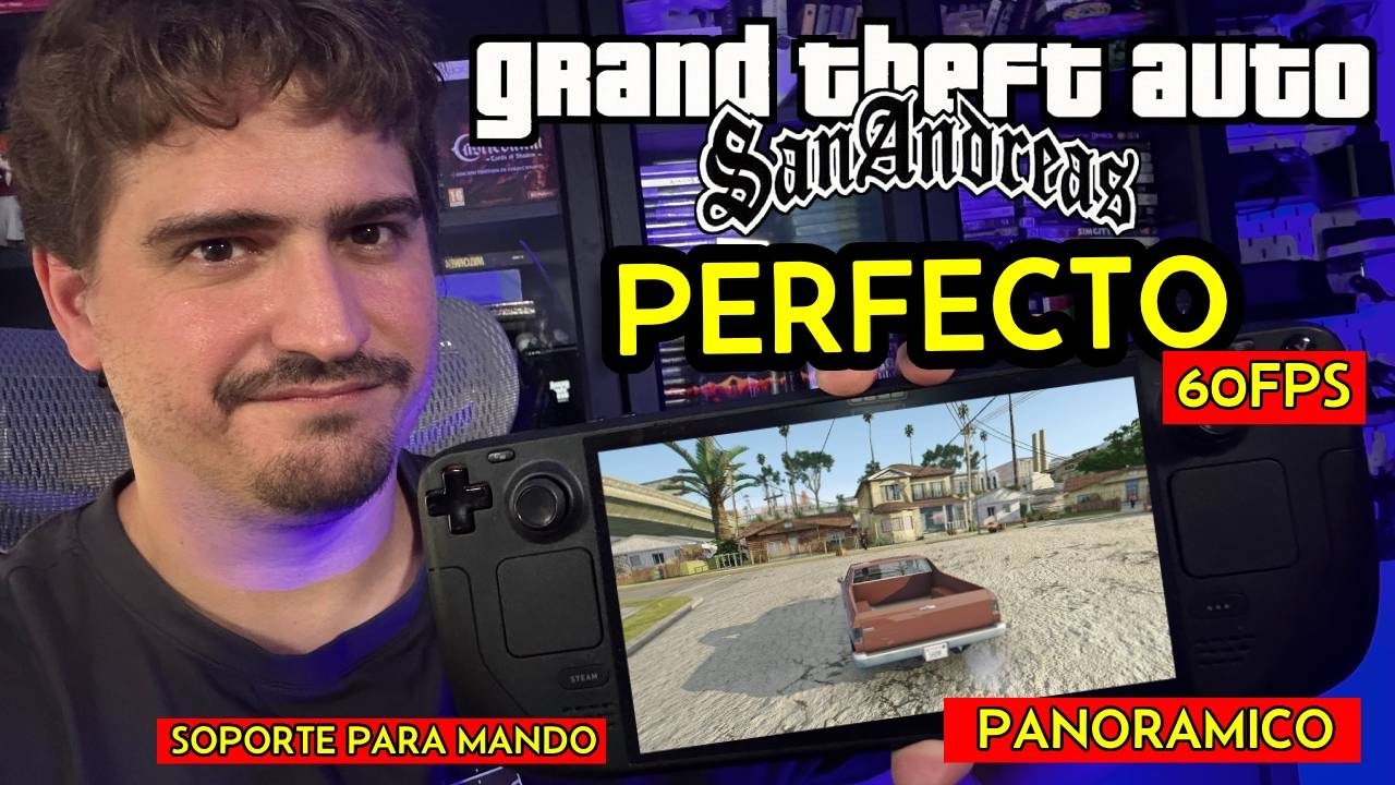 Como jugar GTA SAN ANDREAS en STEAM DECK de la MEJOR FORMA POSIBLE (NO DEFINITIVE EDITION) FÁCIL