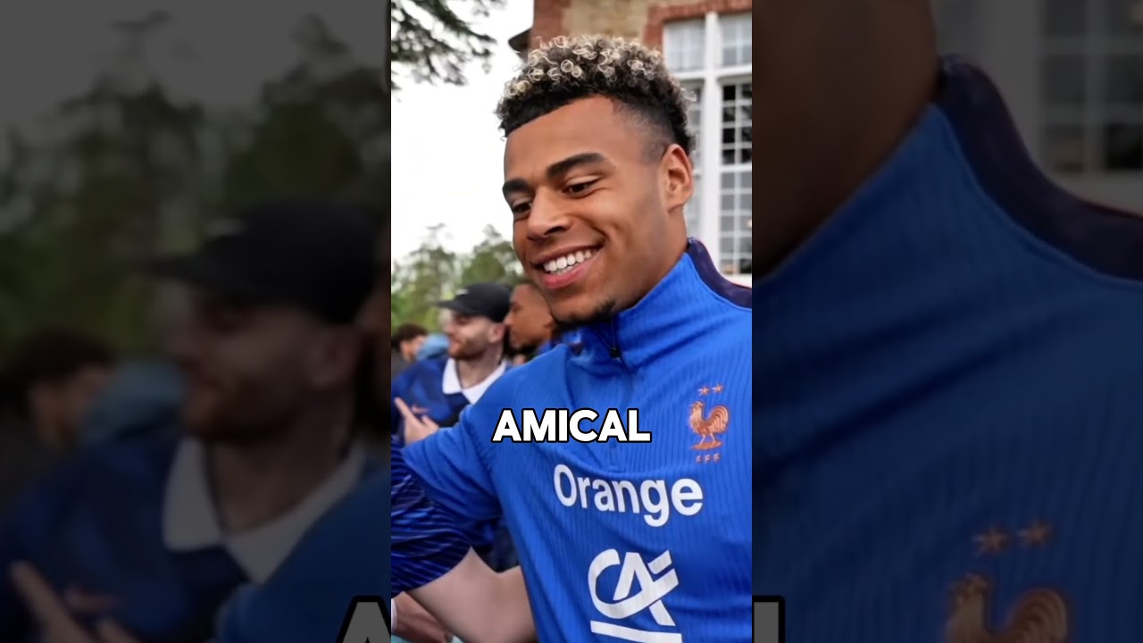 pourquoi Désiré Doué était si proche de Karchaoui lors du rassemblement ? 😳🇫🇷 #football #Doué