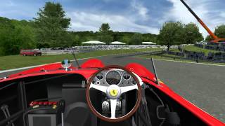 Rfactor (lm pt60) ferrari 250 testarossa on the imola 1960 version
track. no help, manual gears and clutch.