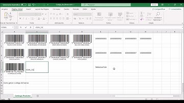 Código de Barras EAN13 - GTIN13 no Excel