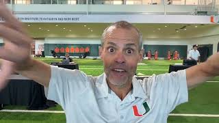 CaneSport TV: Talking Offensive Line with Coach Alex Mirabal