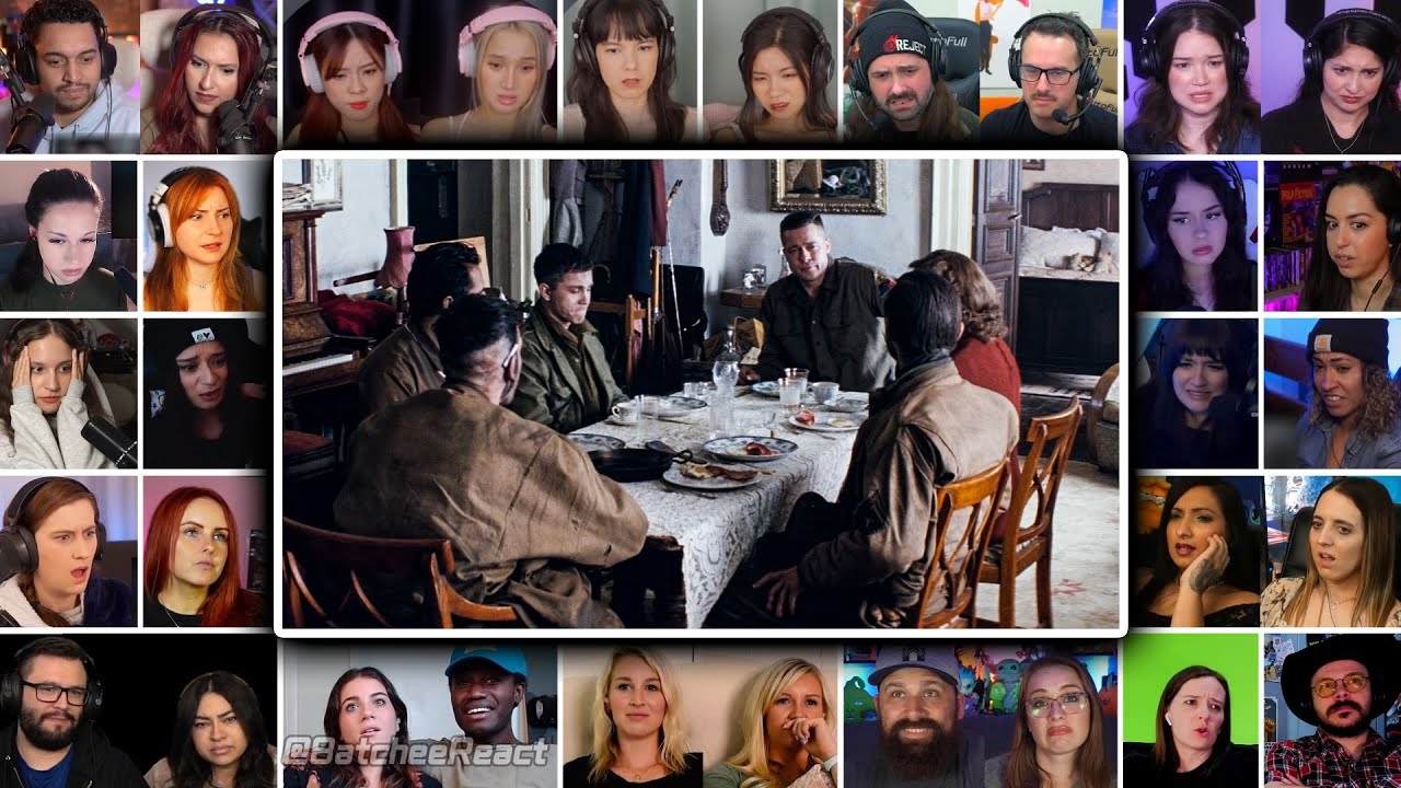 Dinner Scene | Fury (2014) Reaction Mashup