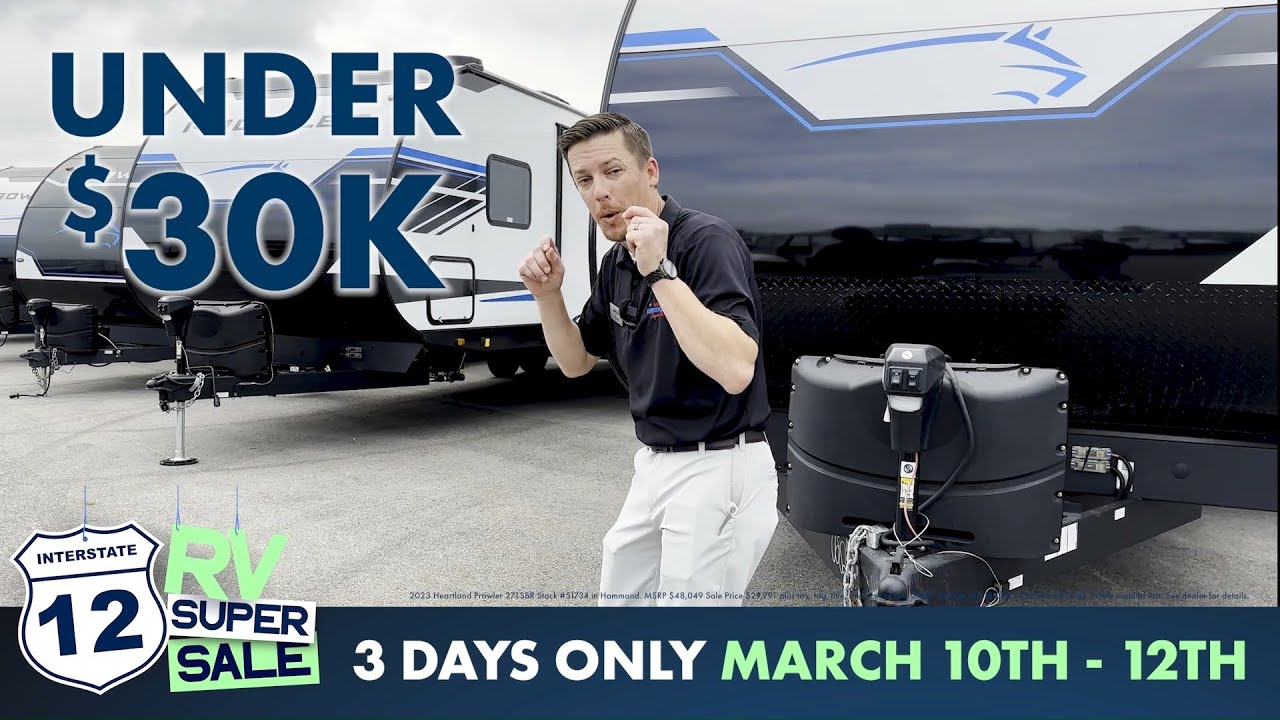 I12 RV Super Sale Starts NOW in Hammond, LA! YouTube