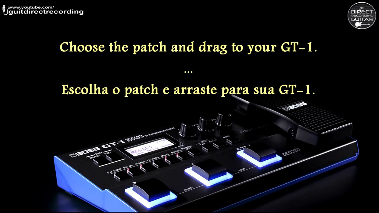 How to Import Free LIVE SETS from TONE CENTRAL / BOSS GT 1