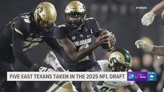Five East Texans taken in 2025 NFL Draft