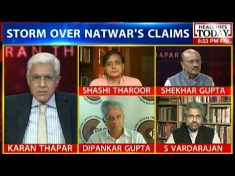 To The Point - Karan Thapar - To The Point: Part 1- After Singh's revelation, where it leaves the two Gandhis now, Sonia & Rajiv?