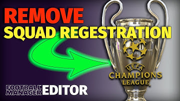 Master the Game: Remove Squad Registrations for Continental Cups in FM24 Pre-Game Editor!