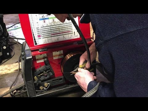 MIG Welder – How To Change Wire Spool (Lincoln MIG Pak 140)