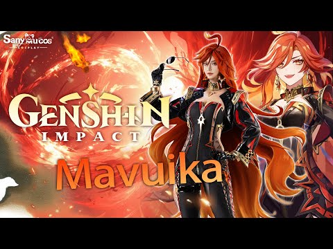 【SanyMuCos】Game Genshin Impact Cosplay Mavuika Cosplay Costume