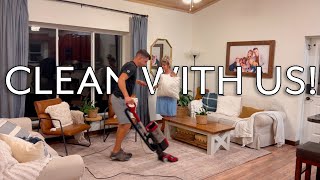 CLEAN WITH US: Cleaning our home as a family of 7 (Encouragement and Tips)