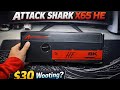 30$ wooting? Attack shark x65 he | Unboxing , Sound test , review | @ATTACKSHARKGEAR 