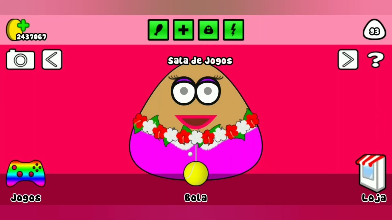 Pou em Jogos na Internet