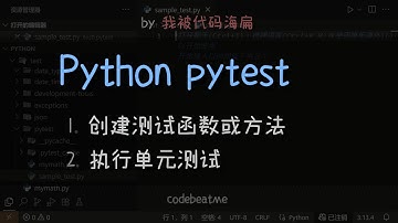 如何使用 Python pytest 进行单元测试，以及测试代码的书写 - 编程教程