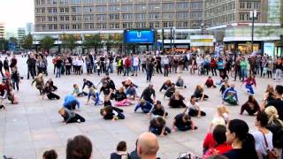 Flash Mob Dance at Alexanderplatz, Berlin