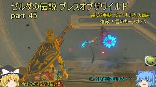 【ゼルダの伝説 ブレスオブザワイルド 】part45 強敵！雷のカースガノン【ゆっくり実況】