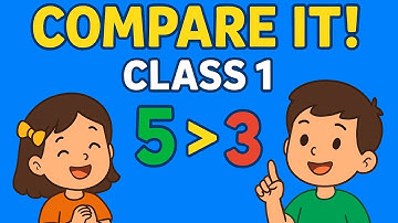 Class 1 Math | Comparison | Bigger, Smaller, Taller, Shorter”