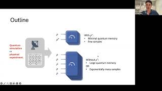 Exponential learning advantages with conjugate states and minimal quantum memory