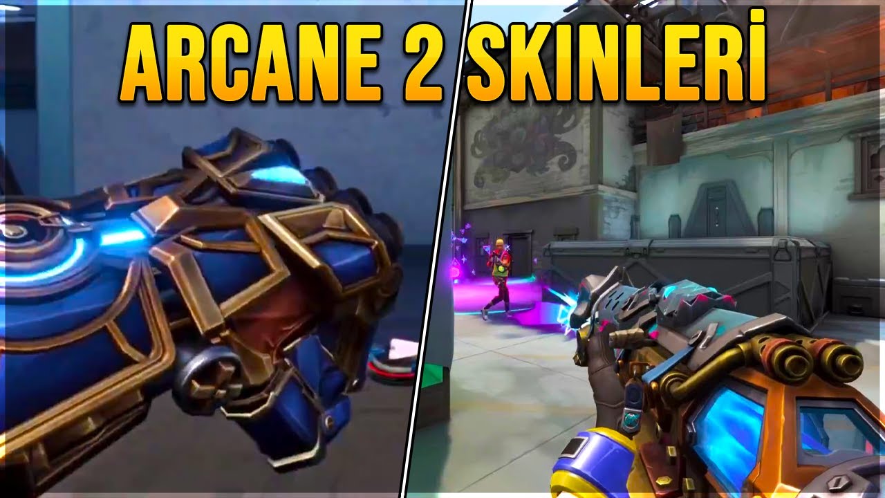 ARCANE 2 SKİNLERİ TANITIMI! JİNX VANDAL ve ÇİFT EL Vİ ELDİVENLERİ