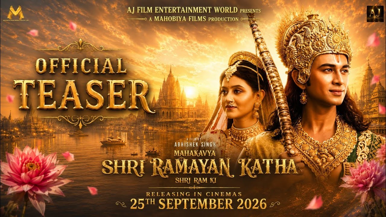 Mahakavya Shri Ramayan Katha | Teaser | Dev Sharma, Anjali Arora | Mahobiya Films | 25th Sept 2026
