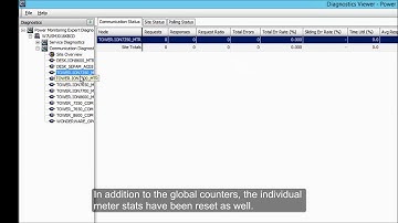 Resetting Counters in Power Monitoring Expert Diagnostic Viewer | Schneider Electric Support