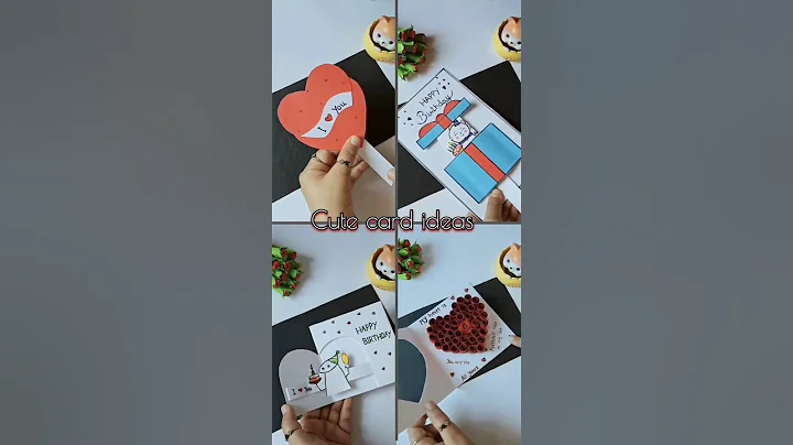 Cute card ideas | Handmade card ideas #diy #craft #handmade #art #shorts #gift #cute #papercraft