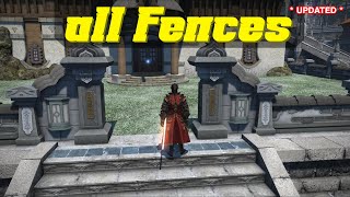FF14 all outdoor fences -updated-