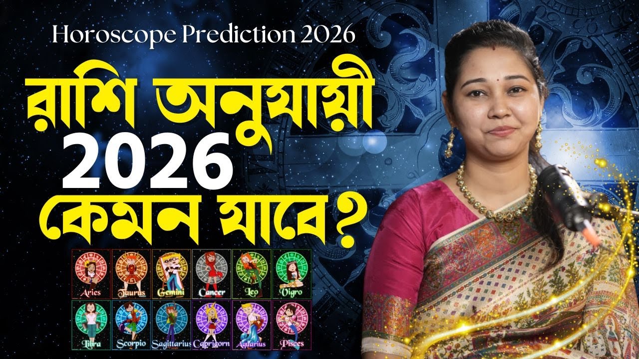 2026 Predictions Astrology Bengali | ২০২৬ সালে কোন রাশির ভাগ্য খুলবে?| 2026 Astrology Bengali